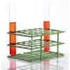 Bel-Art Poxygrid "Half-Size" Test Tube Rack;For 15-16MM Tubes, 24 Places, Green